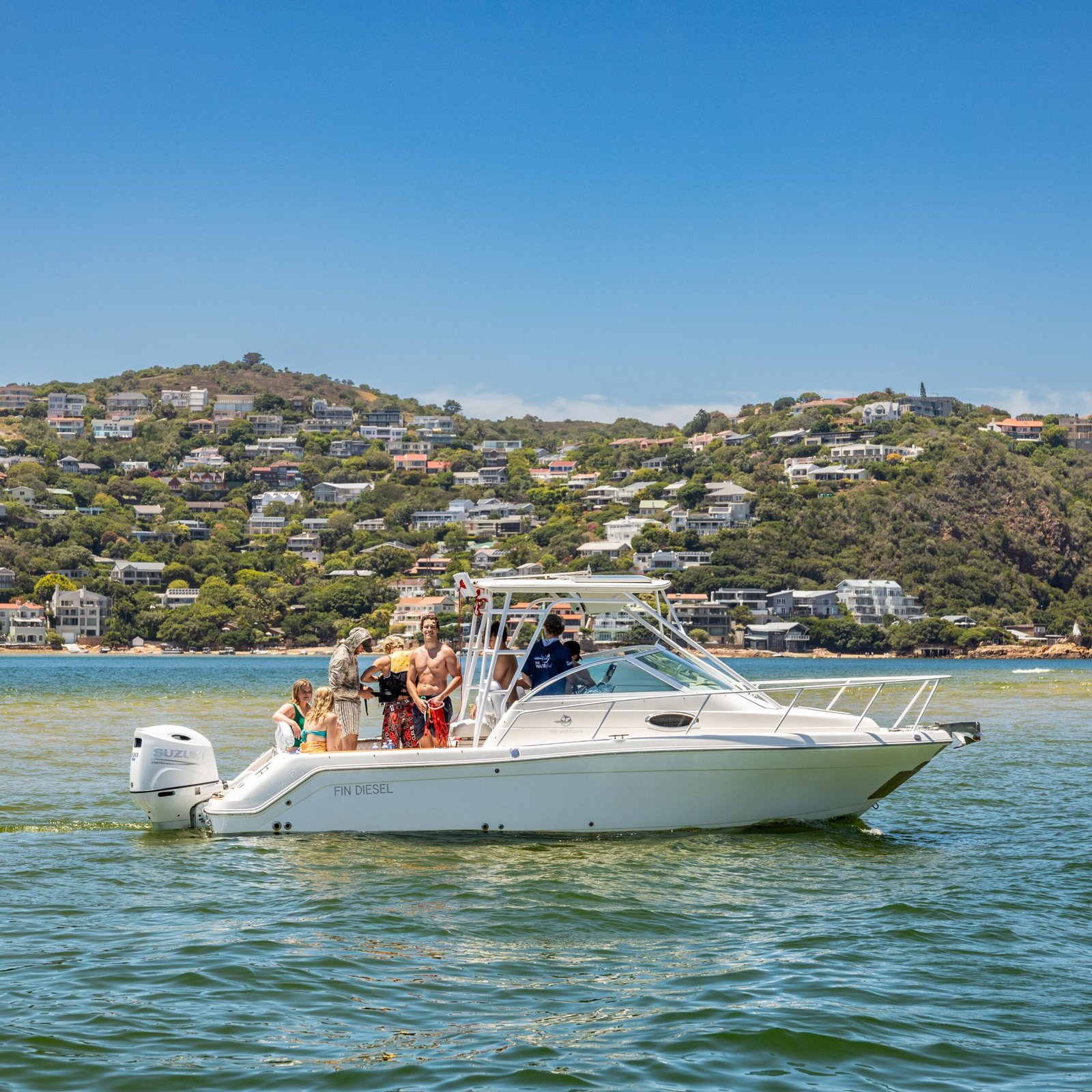 KNYSNA PRIVATE LUXURY BOAT CRUISE GARDEN ROUTE THE WATER CLUB S7